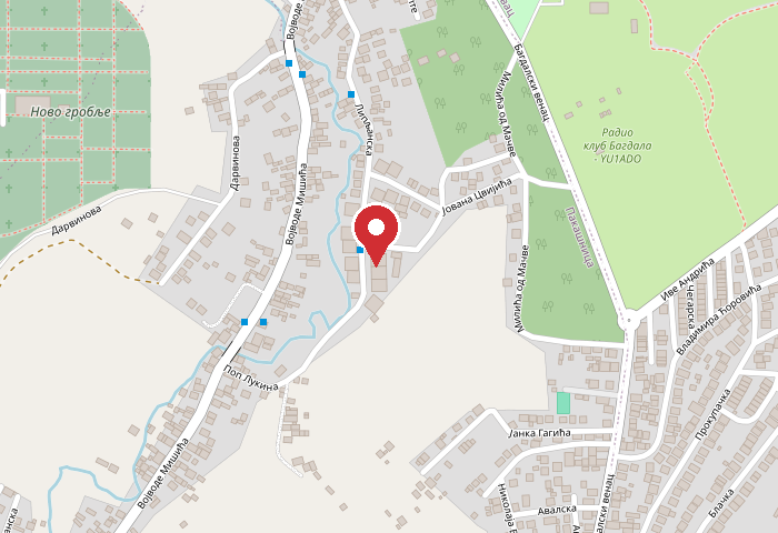Mapa – ordinacija dr Nataša Stanković, Kruševac